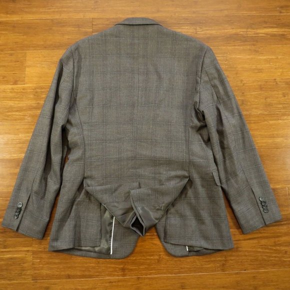 Kenneth Cole Awareness Sport Coat Approx 42R Slim Fit Gray - Picture 5 of 7